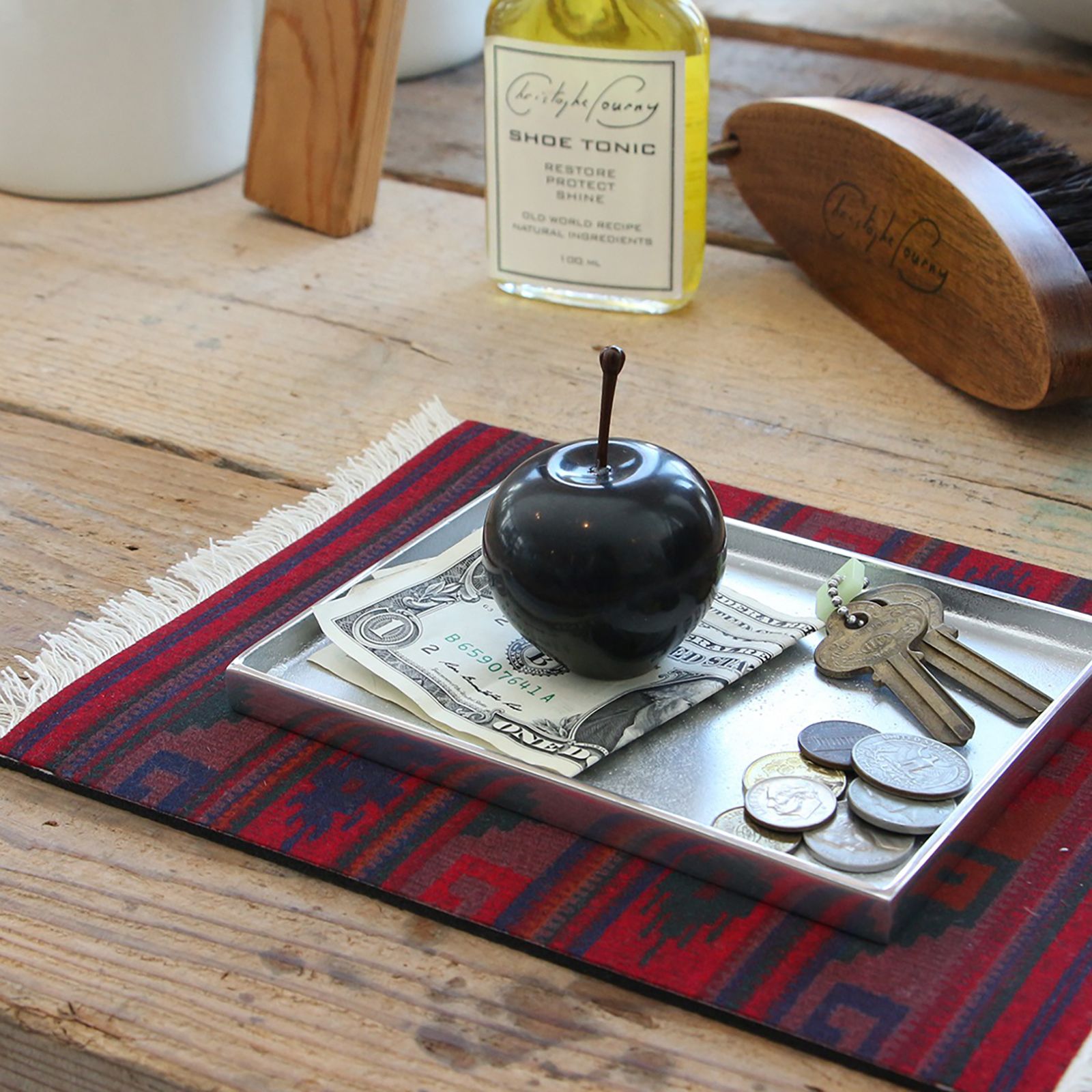 「Marble Apple Small」Black