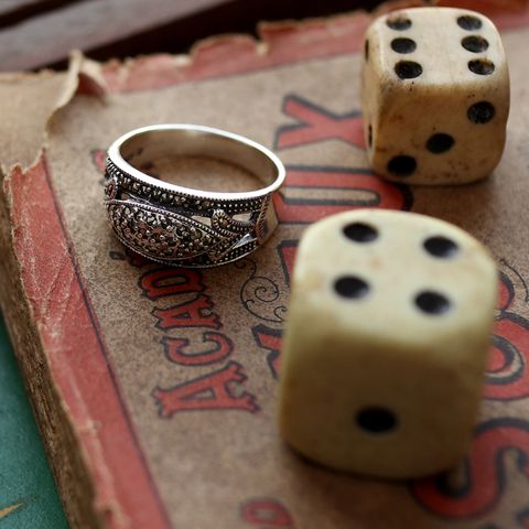 「マーカサイトドーム」リング ヨーロッパ silver925