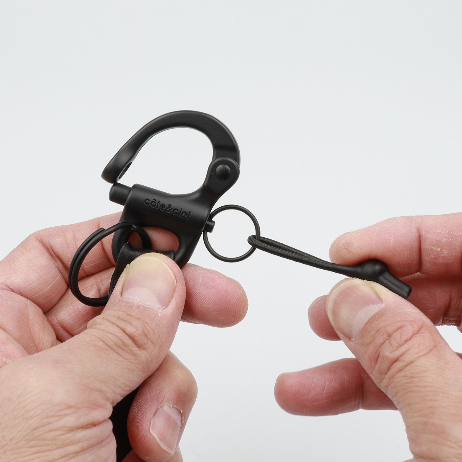キーホルダー・キーリング COTEetCIEL LetGo Leather Keychain 29066 Black Cote&ciel コートエシエル LETGO PETITS キーホルダー 29066