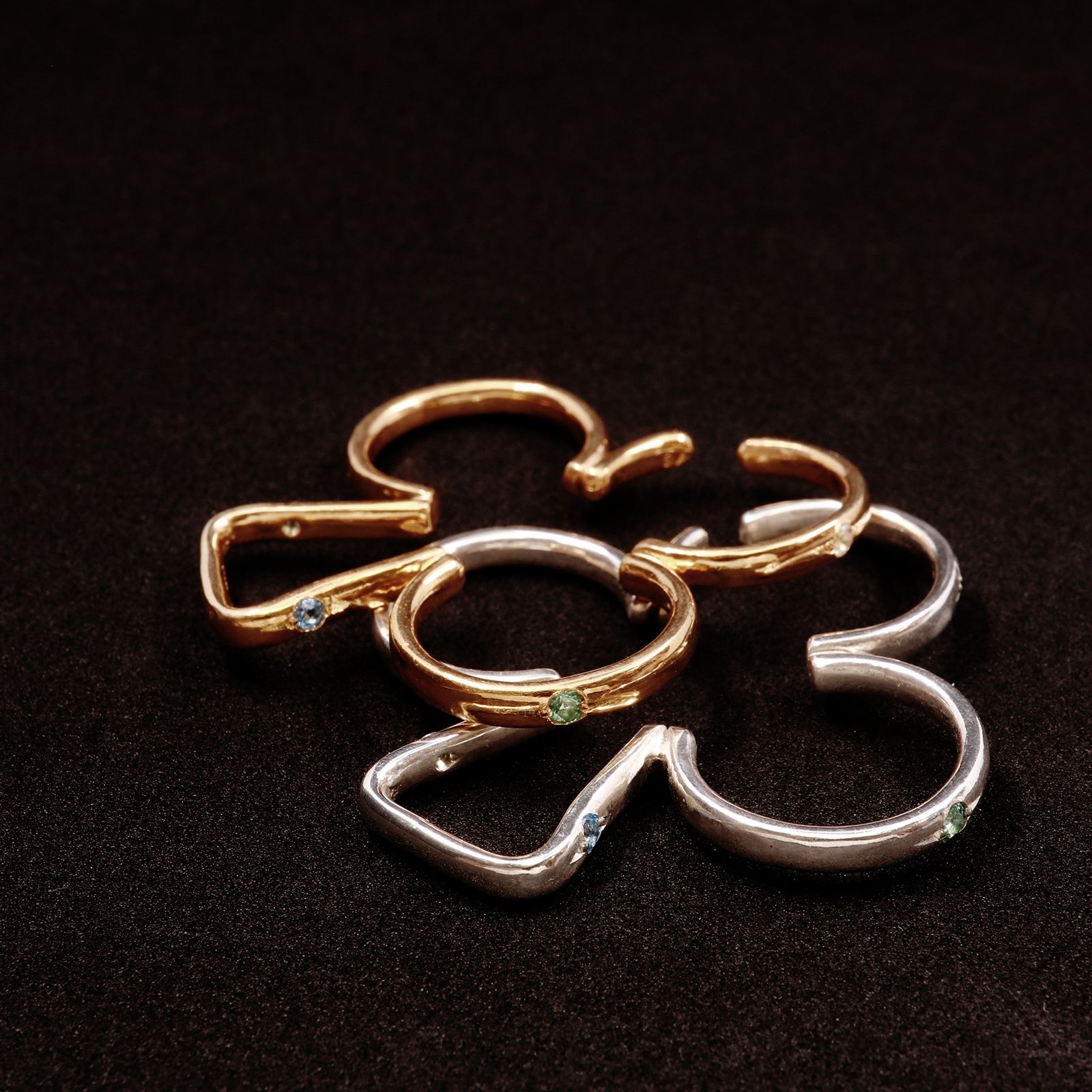 「TRUMP CROVER JEWEL CUFF」イヤーカフ シルバー