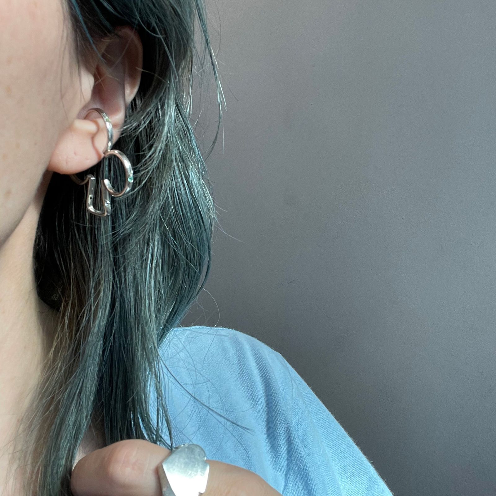 「TRUMP CROVER JEWEL CUFF」イヤーカフ シルバー