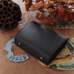 【送料無料対象外】「millefoglie II P25」ミニ財布（左利き） ブラック
