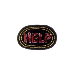 「Help」ブローチ