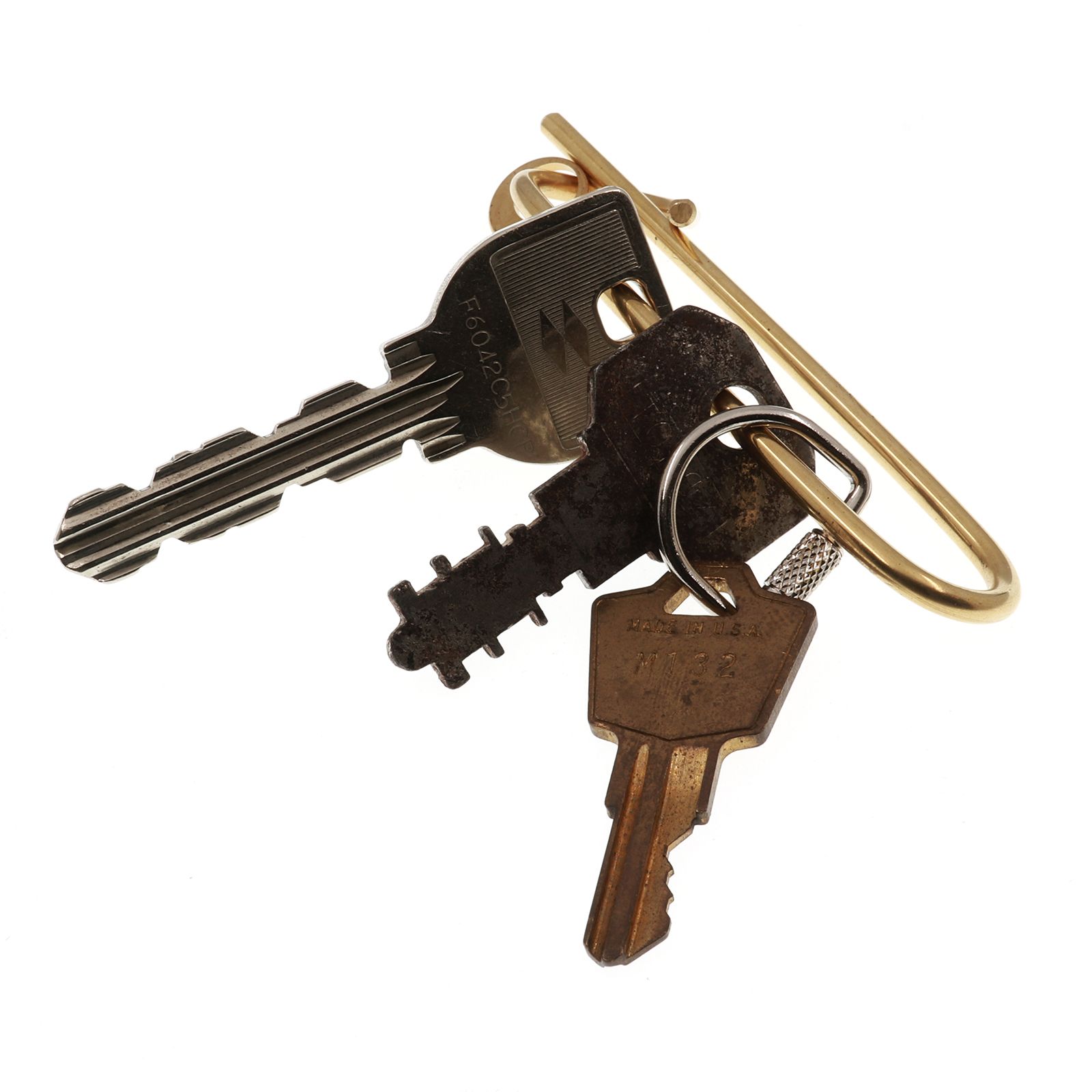 「KEY HOLDER」キーホルダー キーリング FORM × amabro