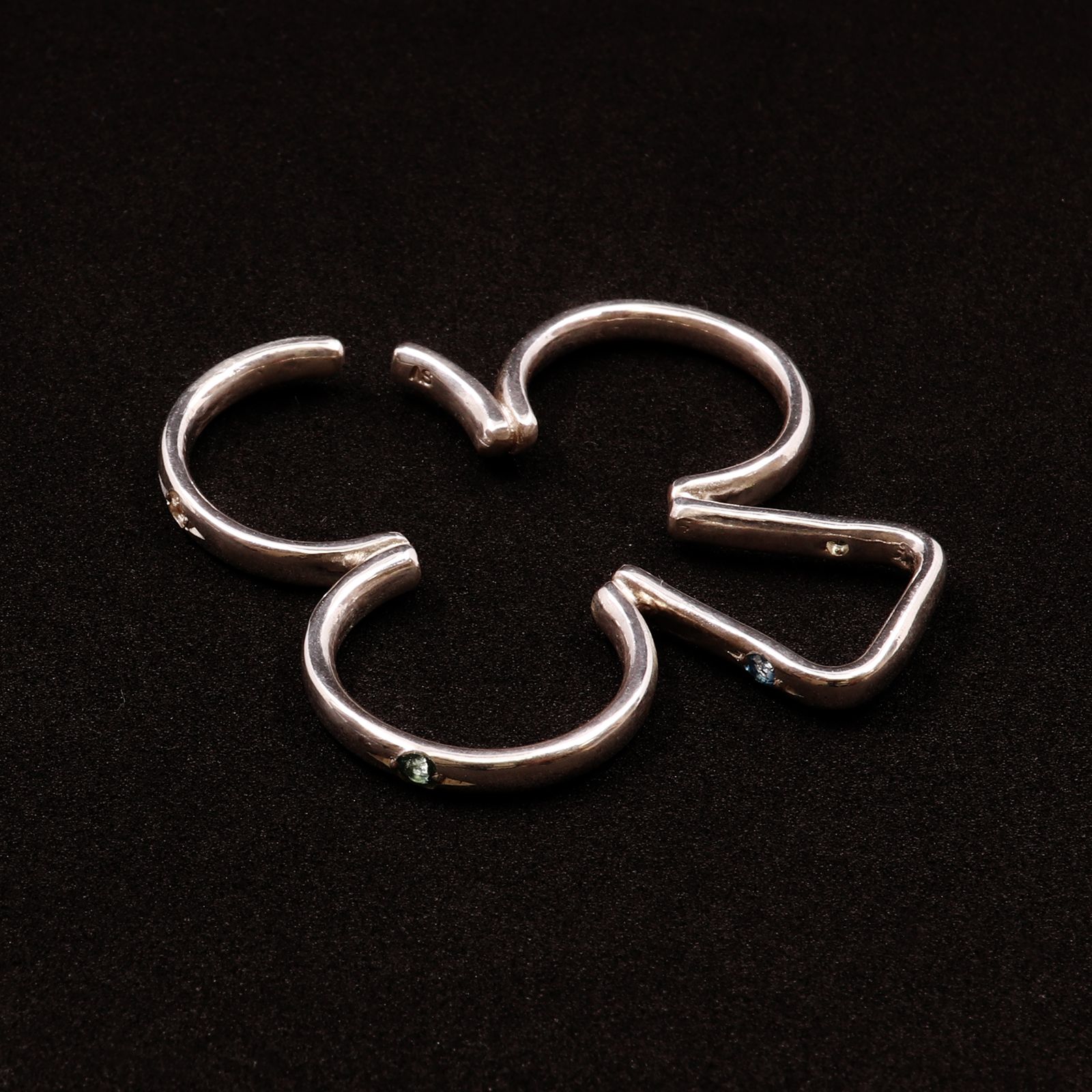 「TRUMP CROVER JEWEL CUFF」イヤーカフ シルバー