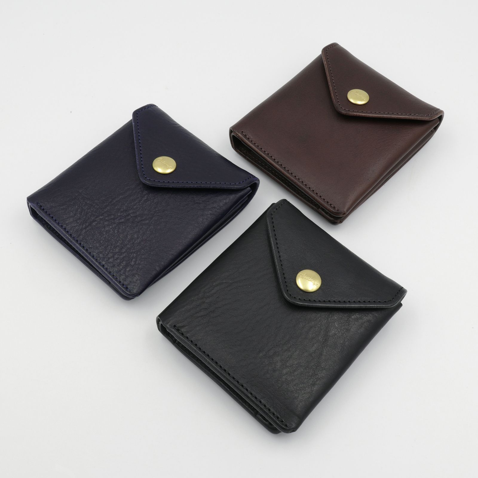 ケムリ KM⭐︎Rii レザー財布 KMRii ・ケムリ・ Drop Purse・ 薄型・マルチ ウォレット