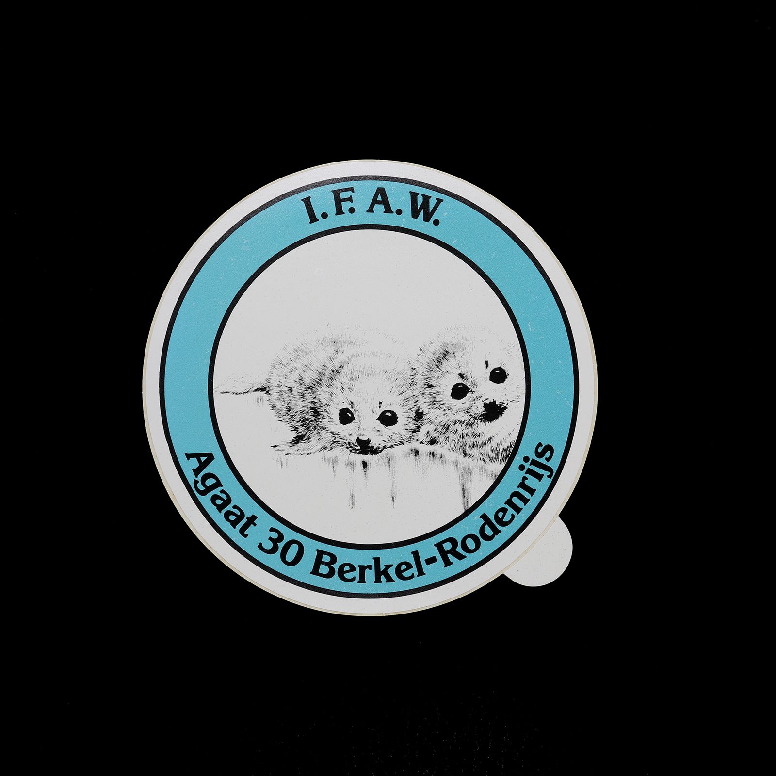 「I.F.A.Q.」ヴィンテージステッカー ヨーロッパ