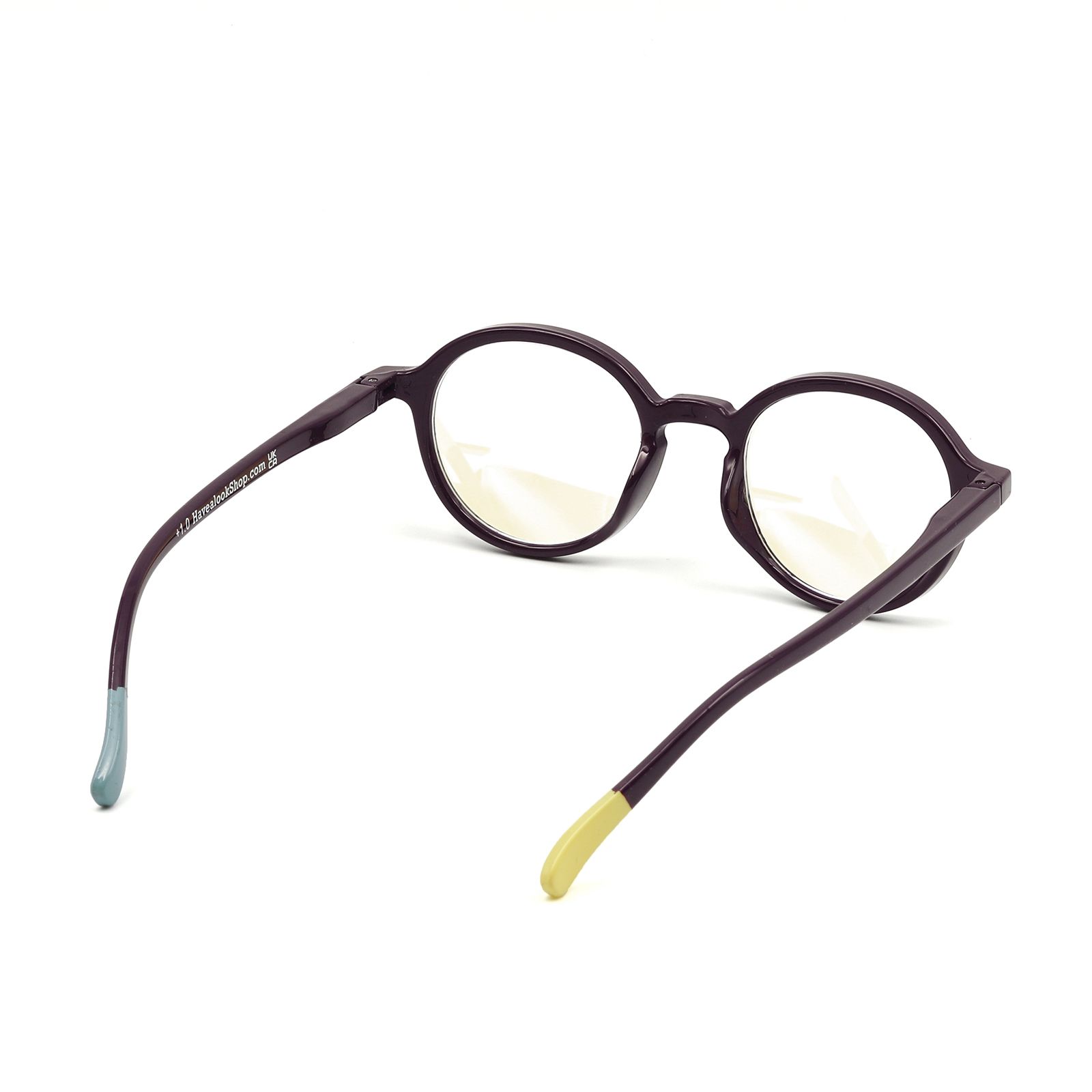 「CIRCLE SLIM」ブルーライトリーディンググラス bordeaux