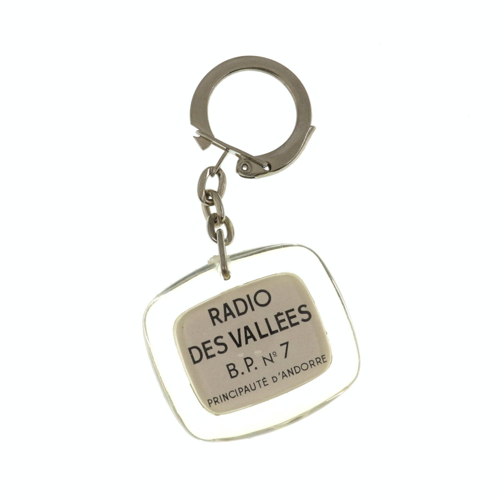 RADIO DES VALLEES ラジオ局 フレンチキーホルダー