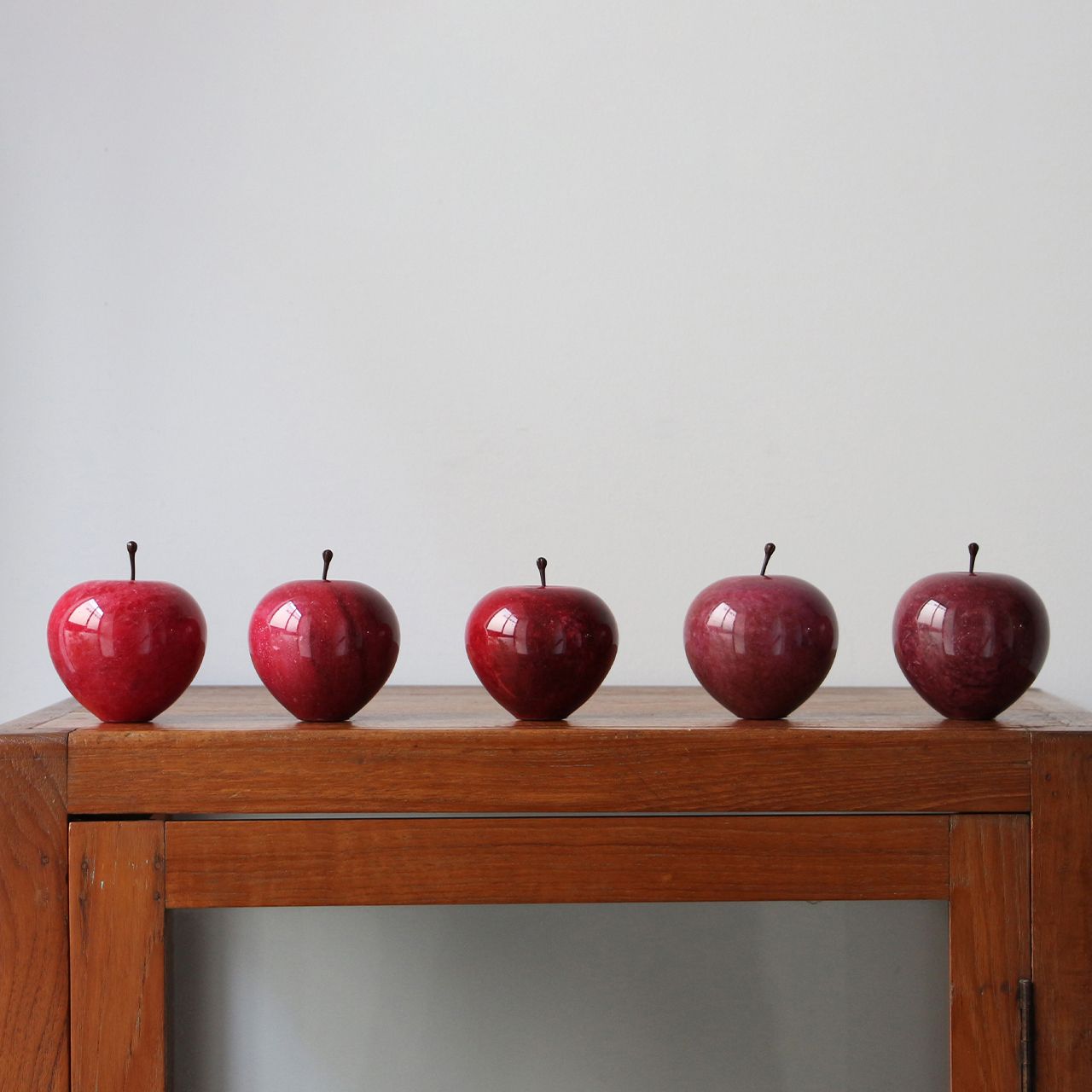「Marble Apple Large」Red