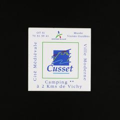 「Cusset」ヴィンテージステッカー ヨーロッパ