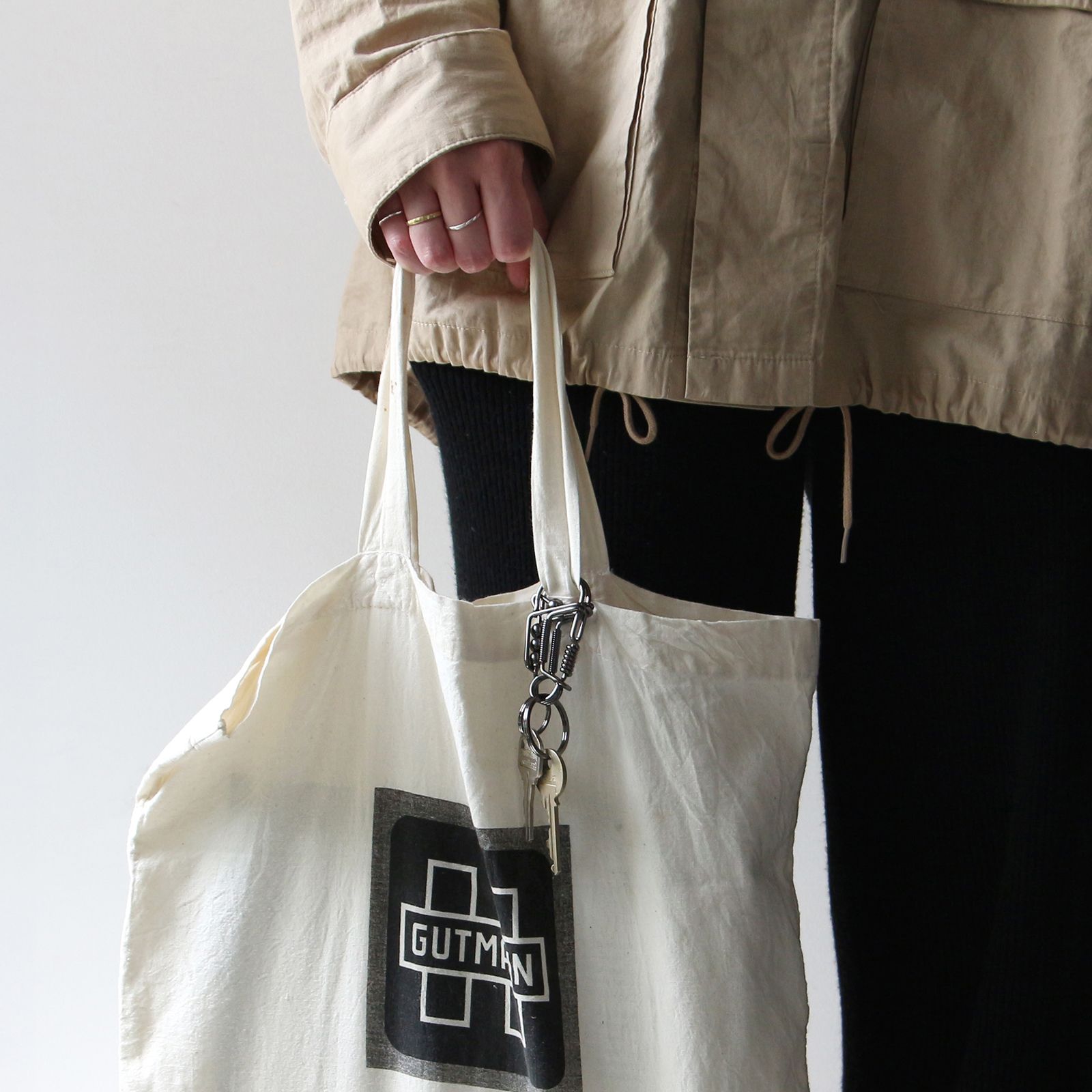 Metal Wire Carabiner ブラック