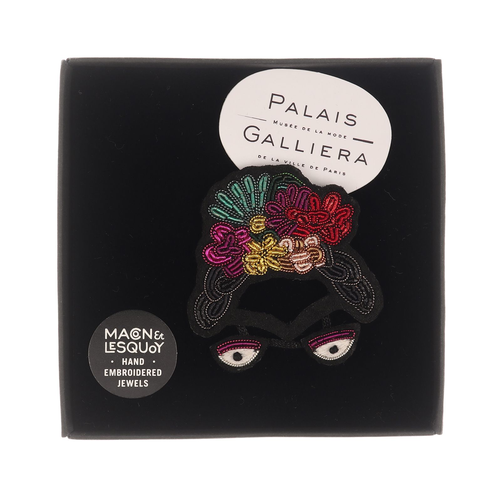 「Face Frida Kahlo-Galliera Museum」ブローチ