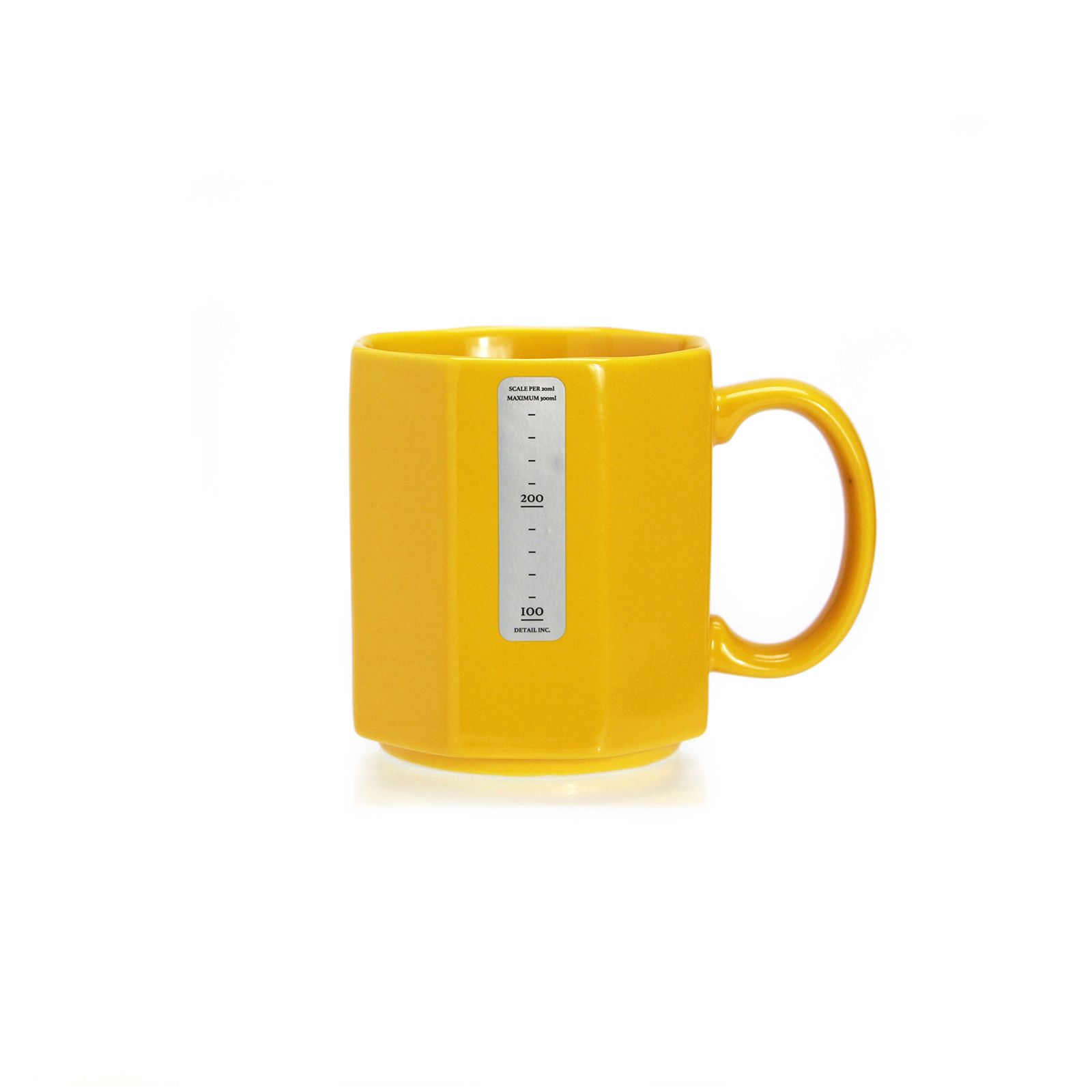 PORCELAIN MEASURING MUG "Yellow"