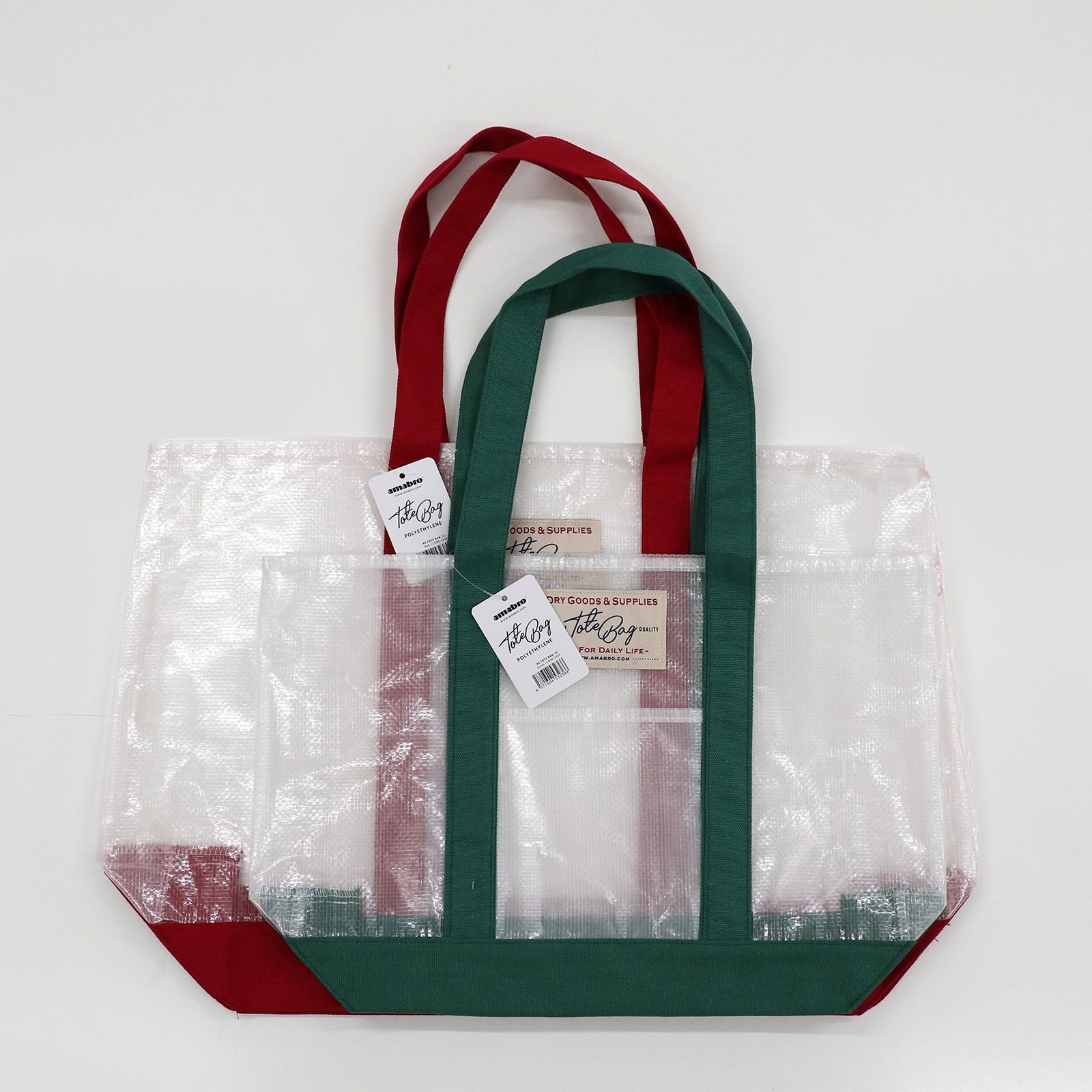 「PE TOTE BAG S」レッド