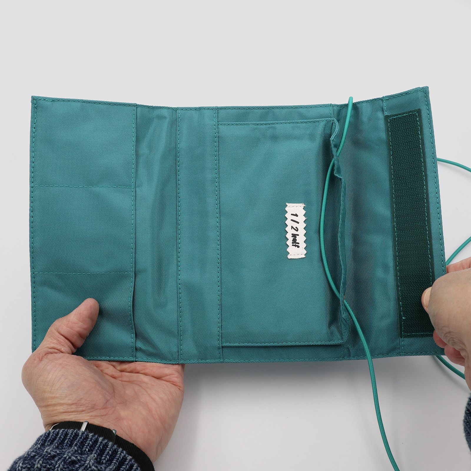 「FLY Long Wallet」ショルダーウォレットXL エメラルド