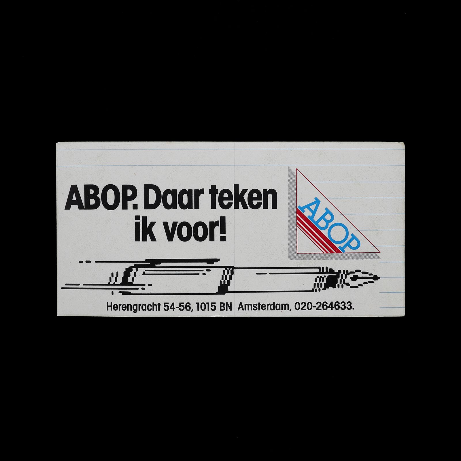 「ABOP」ヴィンテージステッカー ヨーロッパ