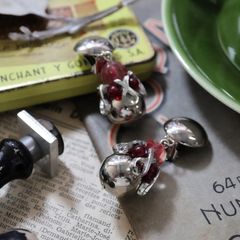 「スイングシルバーデコラウンド」イヤリング フランス