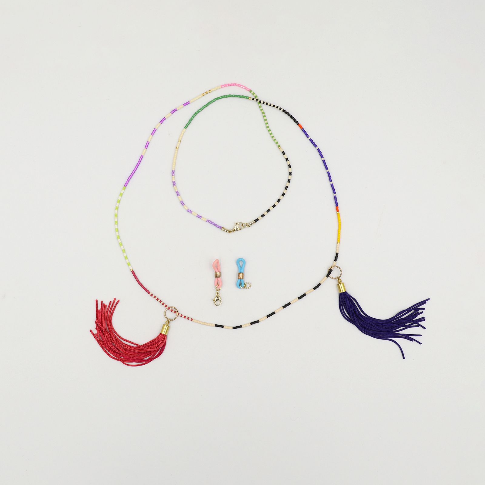 「LINE」グラスチェーン/ネックレス