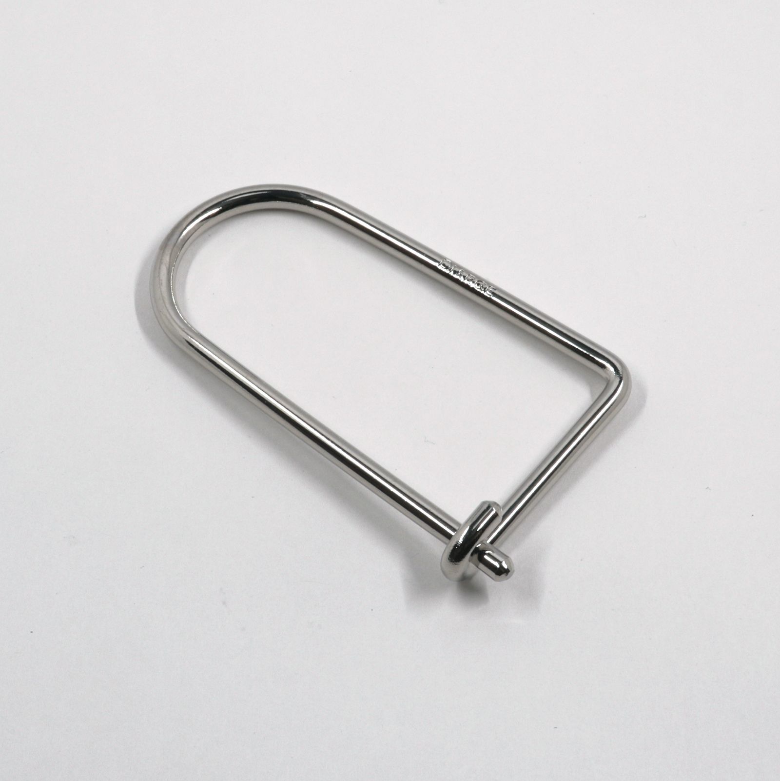 「SINGLE LINE KEYRING」キーリング シルバー