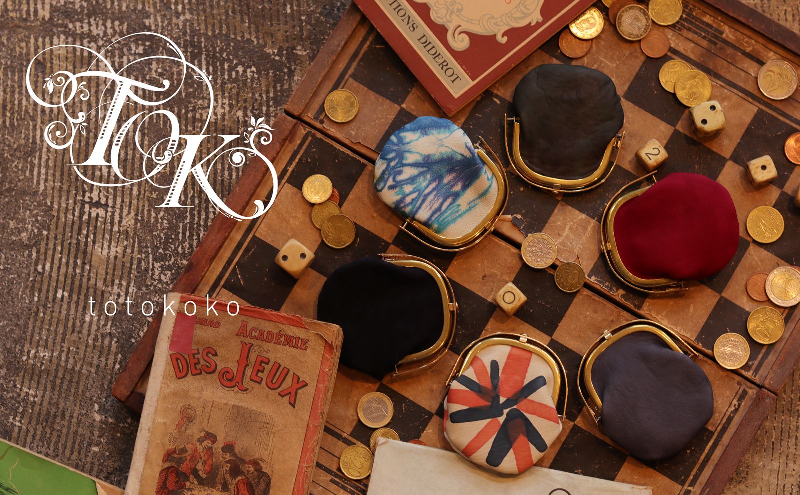 totokoko「BOCA」ハンドメイド真鍮と手染め革のコインケース。 | corne/コルネ