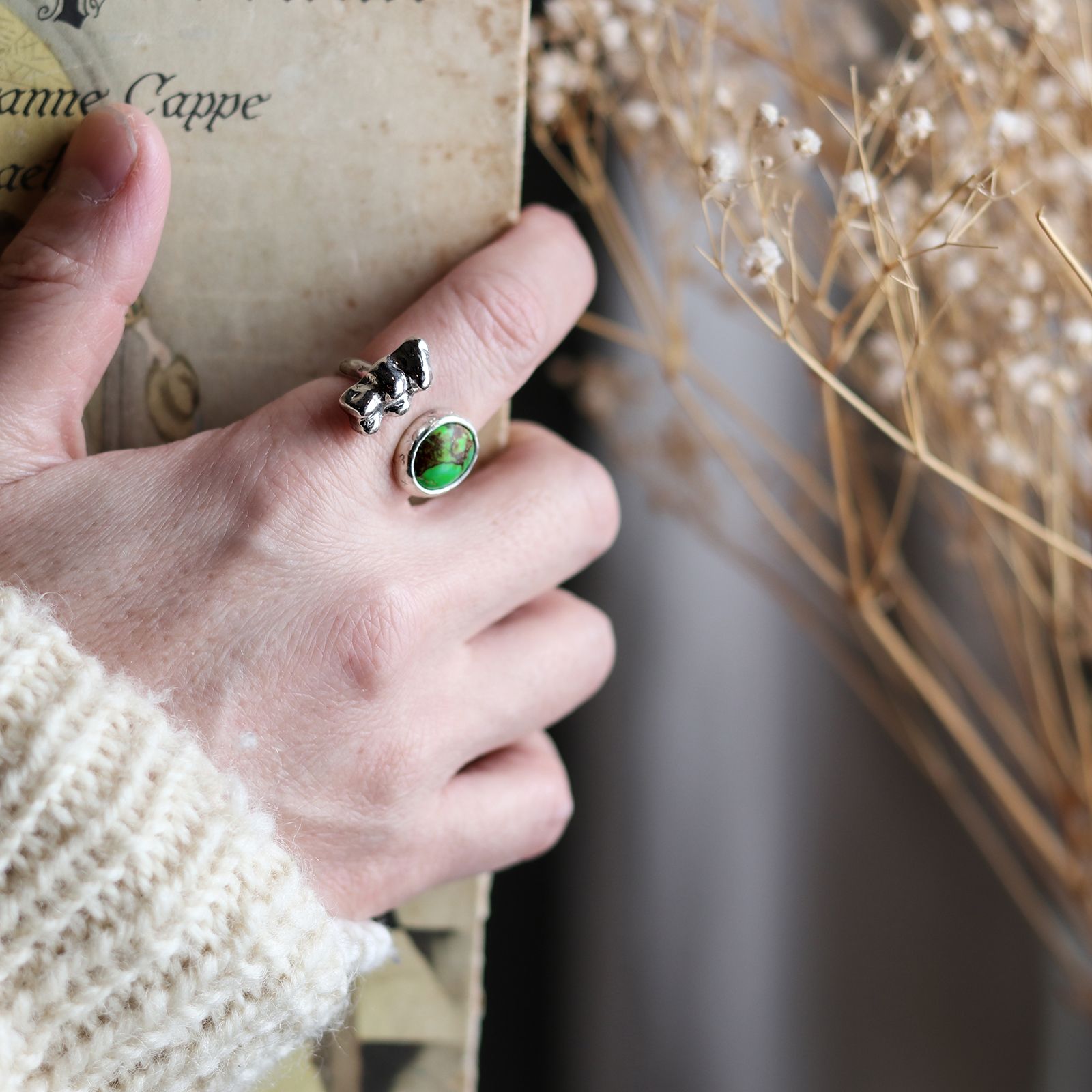 「Bear & Stone Ring 〇」リング