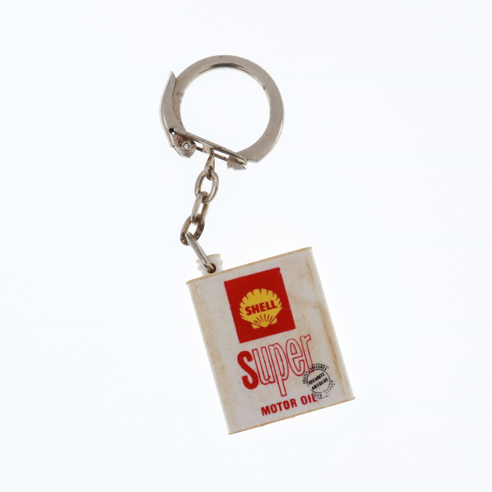 SHELL SUPER MOTOR OIL フレンチキーホルダー