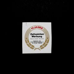 「Zeitzeichen Werbung」ヴィンテージステッカー ヨーロッパ