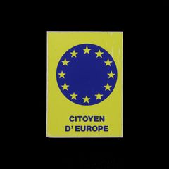 「CITOYEN D'EUROPE」ヴィンテージステッカー ヨーロッパ