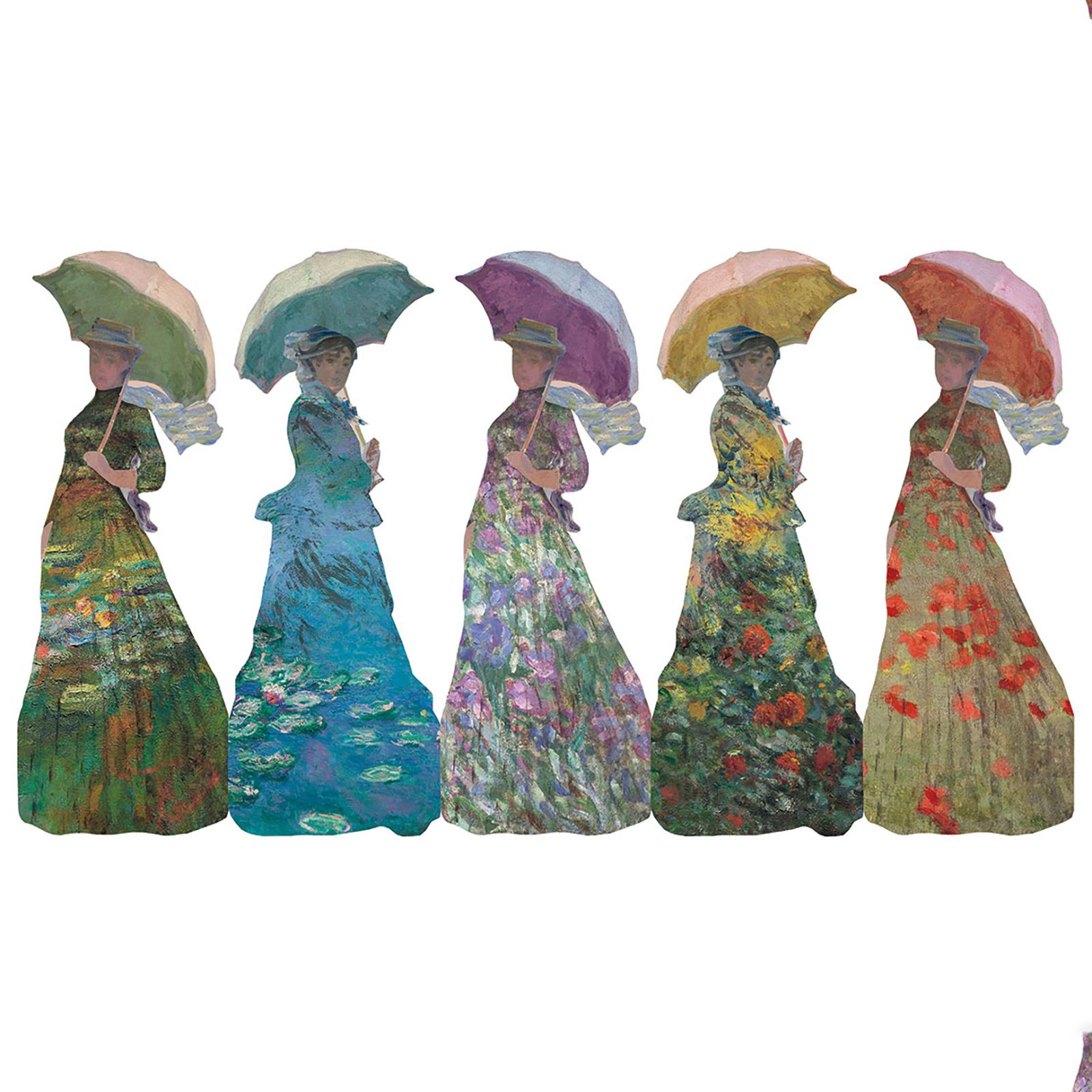 「5 BOOKMARKS "Claude Mone"」ブックマーク MON PETIT ART フランス