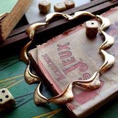 「ゴールドメタルペタル」ネックレス フランス jean-louis scherre