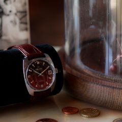 「CAIENA」date watch デッドストック1950s 手巻き スイス メンズ