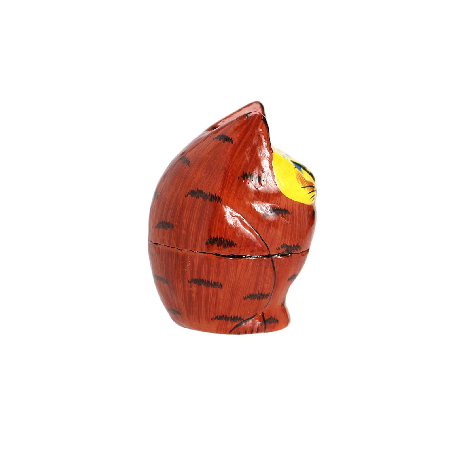 「PAPIER MACHE STANDING CAT」BROWN