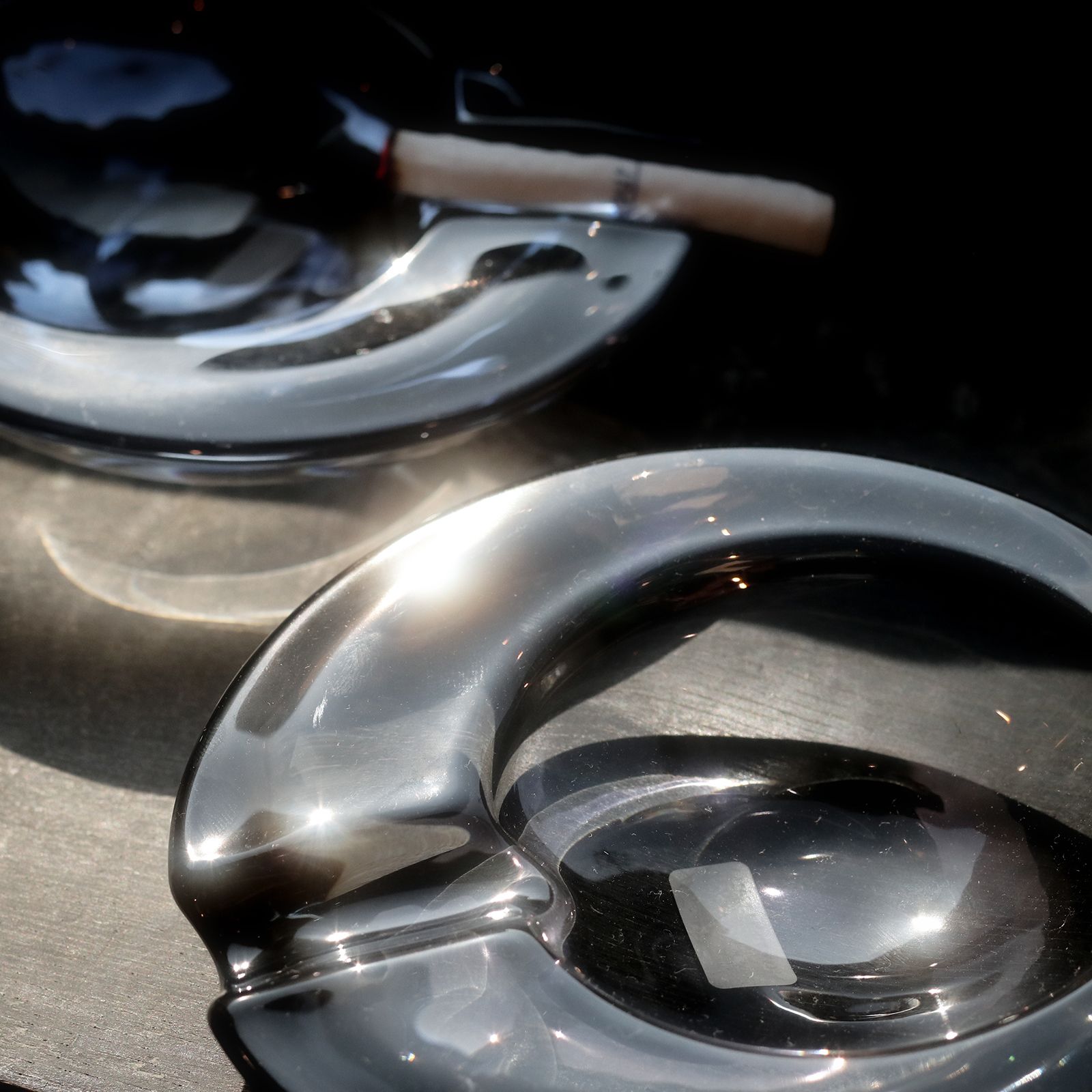 「GLASS ASHTRAY Large」クリア