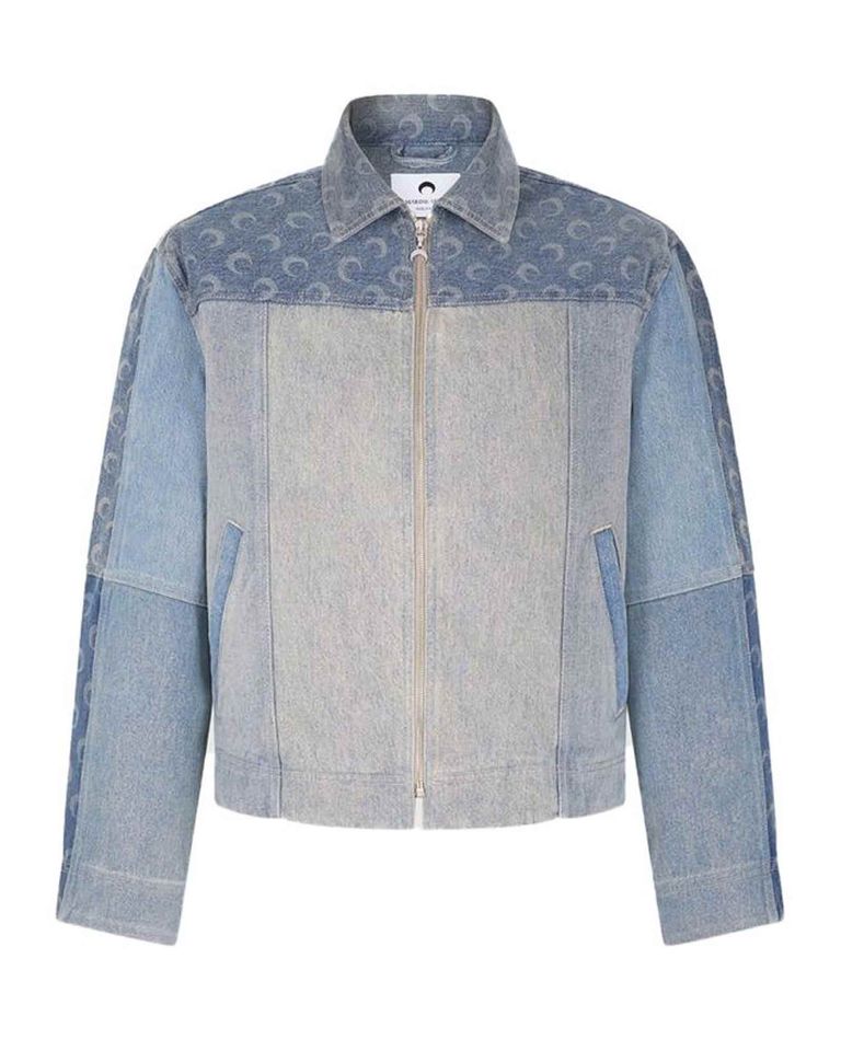 Marine Serre - REGENERATED DENIM DENIM JACKET/UJA041/デニム 
