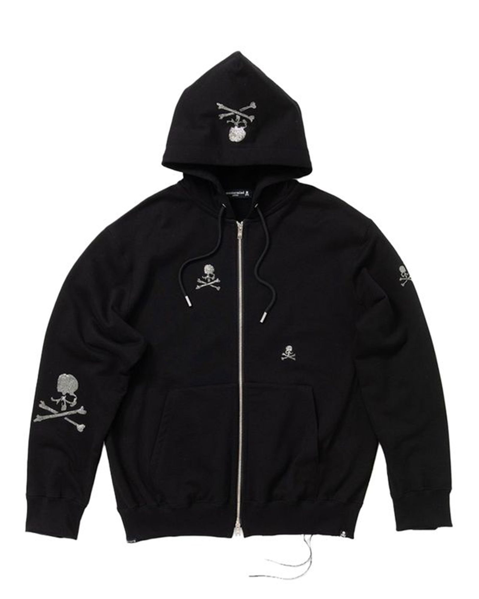 mastermind - SWAROVSKI® CRYSTALS FULL-ZIP HOODIE/MJ24E13-SW052-001/ジップアップ パーカー/BLACK | Detail