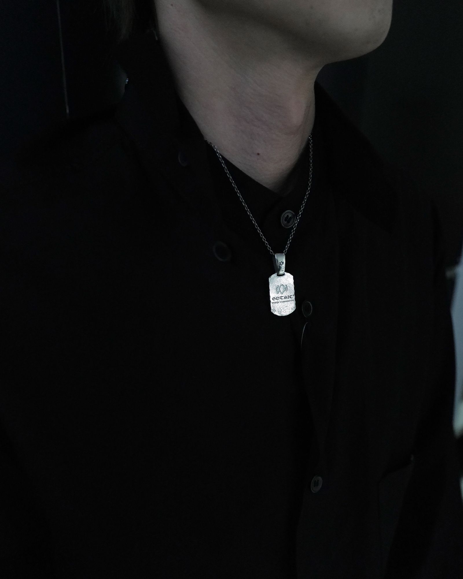 Yohji Yamamoto - ヨウジヤマモト/HA-A32-920-1S24/SILVER 950 DOG TAG 