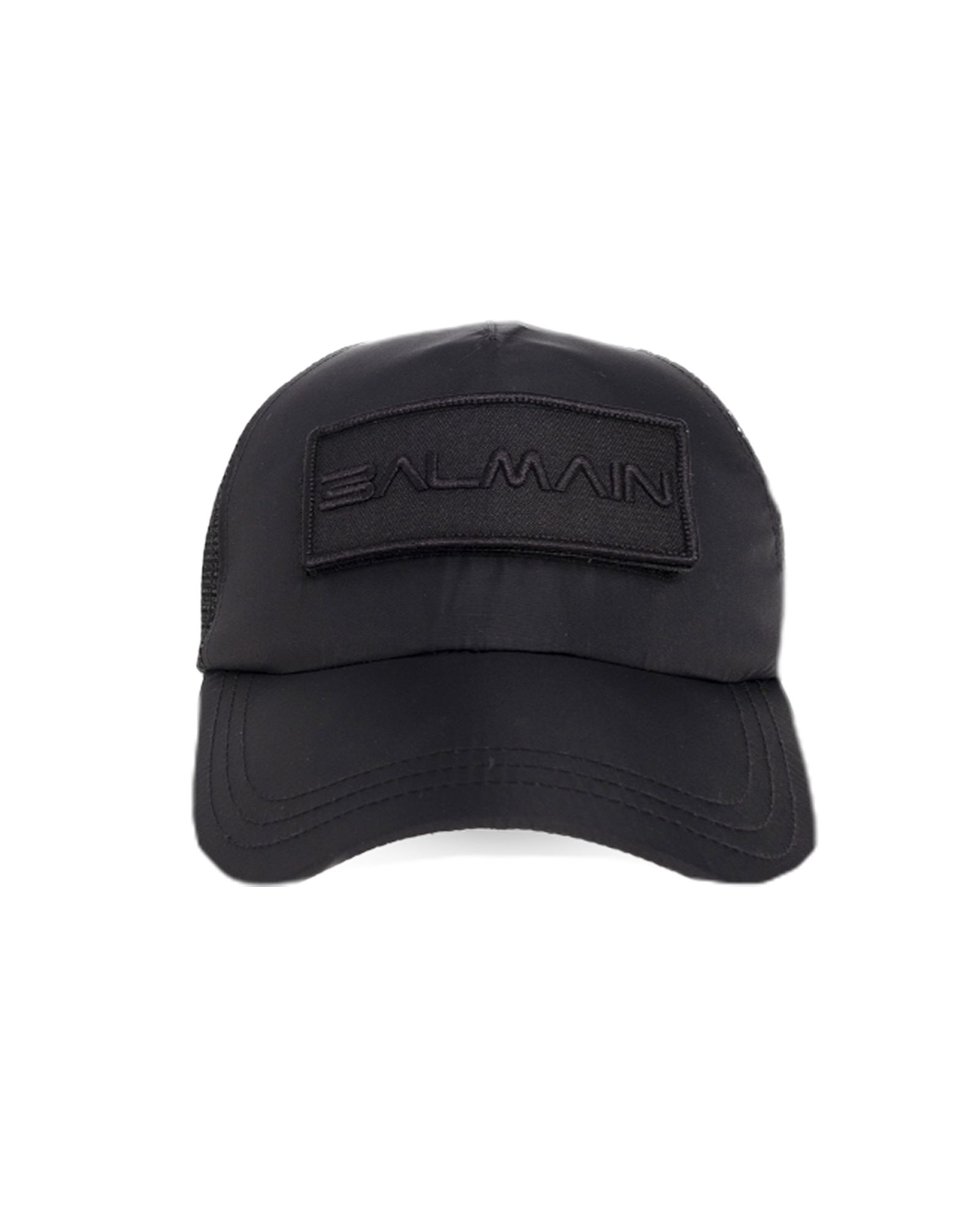 BALMAIN - バルマン/COTTON,MESH&VELCRO PATCH CAP/キャップ/Black