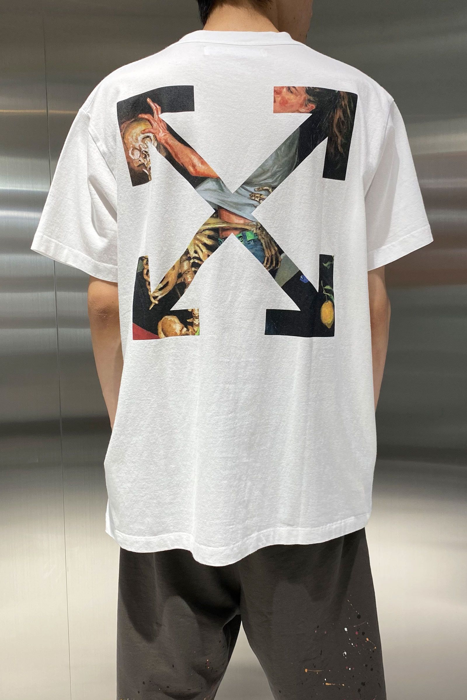 OFF-WHITE - Pascal Arrow S/S Over Tee Black | Detail