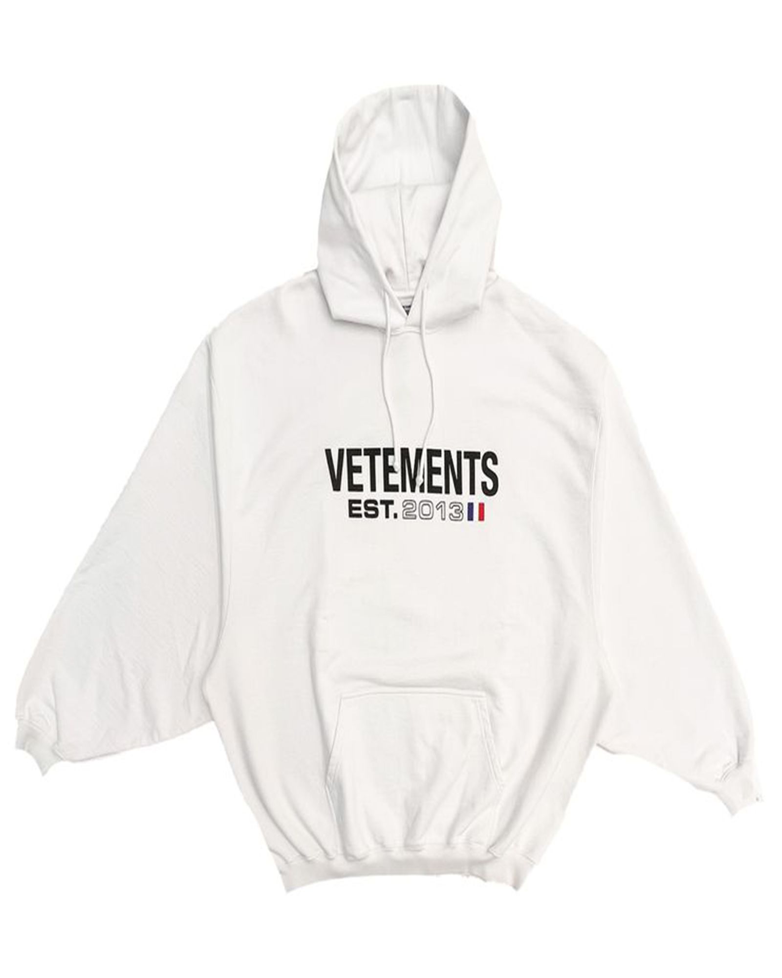 VETEMENTS - FLAG LOGO HOODIE/UE54HD100W/プルオーバーパーカー/WHITE | Detail