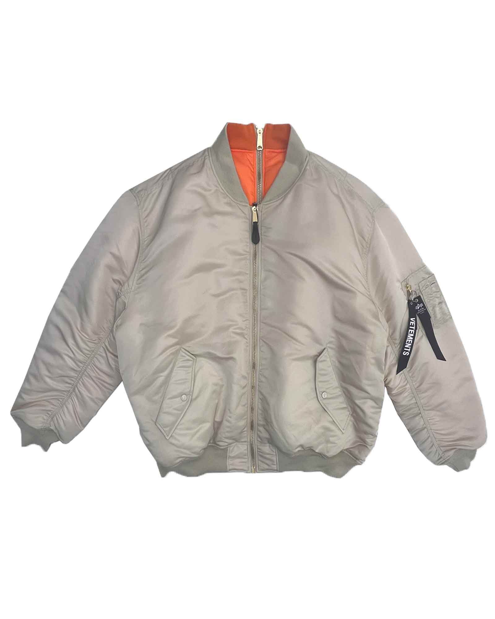 VETEMENTS - Double zip bomber jacket (リバーシブルボンバー