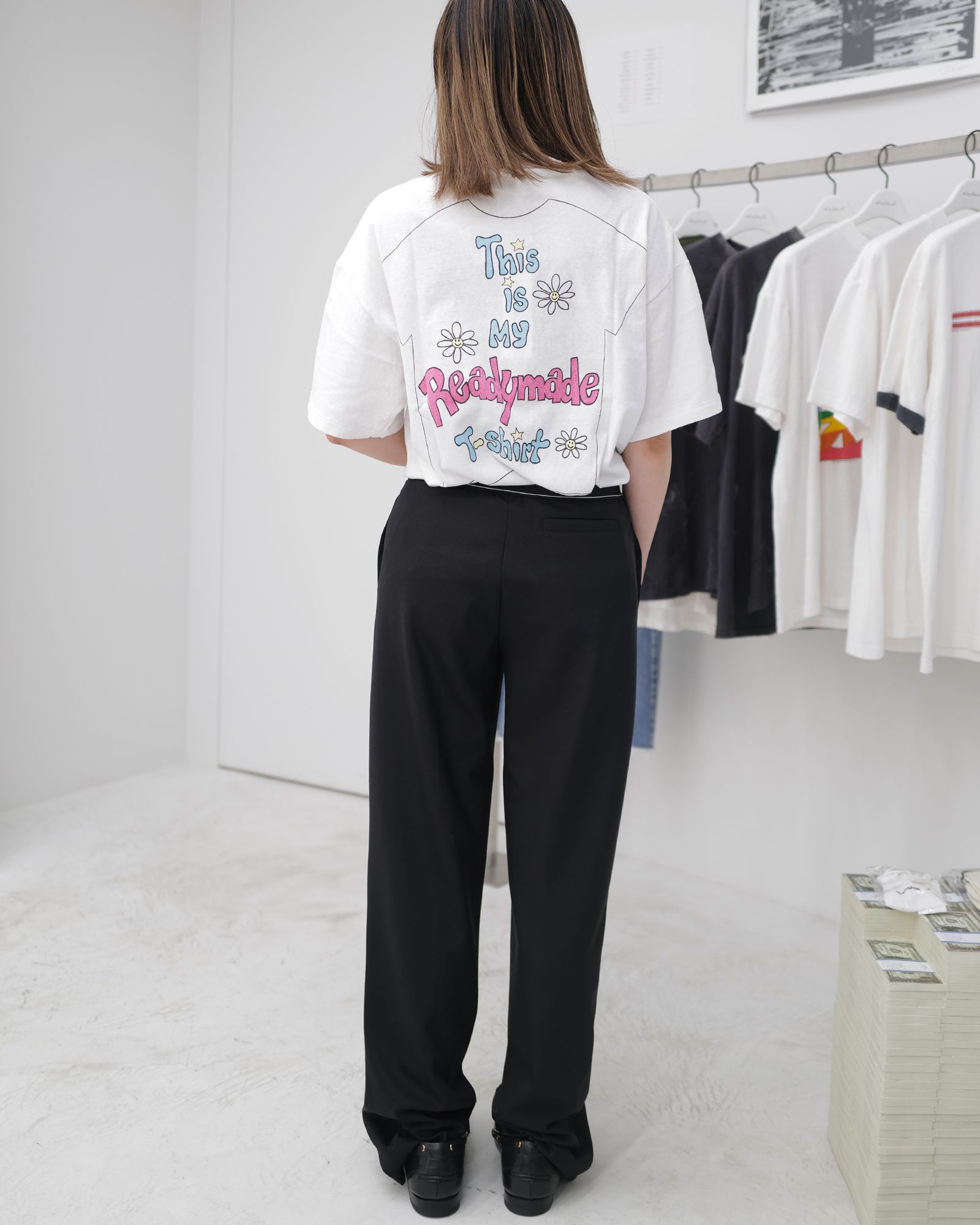 要在庫確認【国内発・すぐ届く】READYMADE / THIS IS MY Tシャツ READYMADE - SS T THIS IS MY T/RM-P01-0000-073/Tシャツ/WHITE