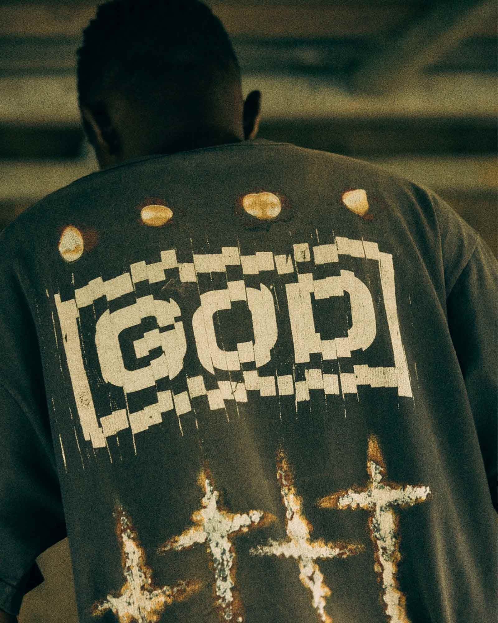 SAINT Mxxxxxx - Fs_ss t-shirt/god | Detail