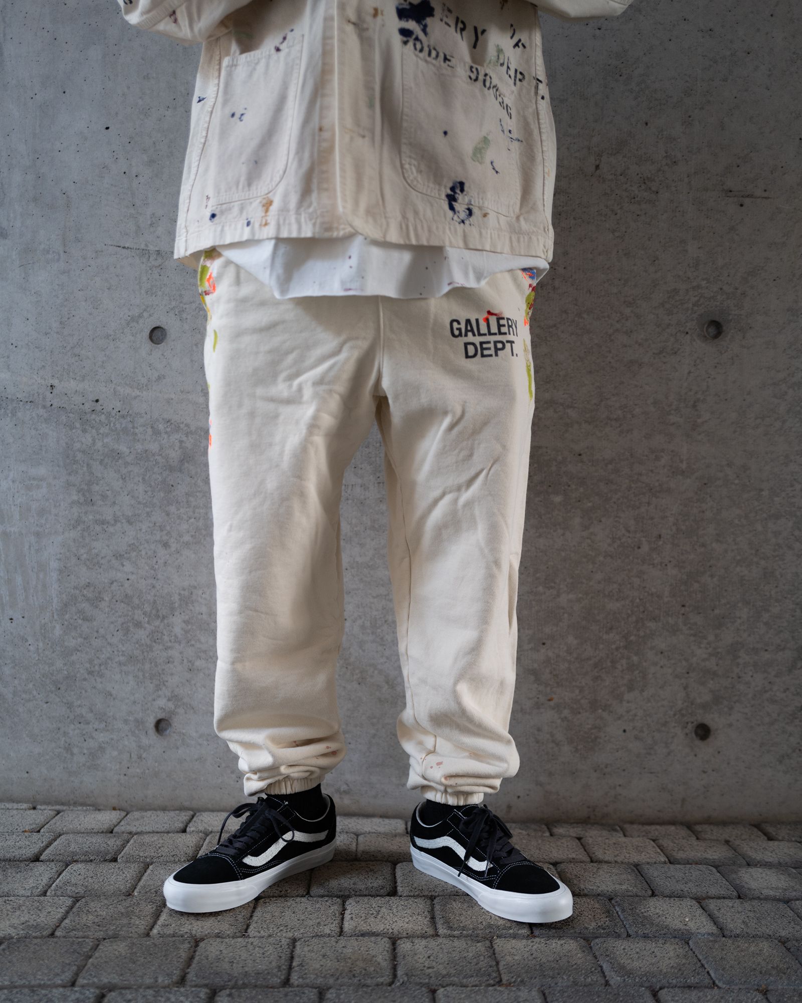 GALLERY DEPT. - ギャラリー・デプト/GALLERY DEPT LOGO SWEATPANTS/スウェットパンツ/White |  Detail