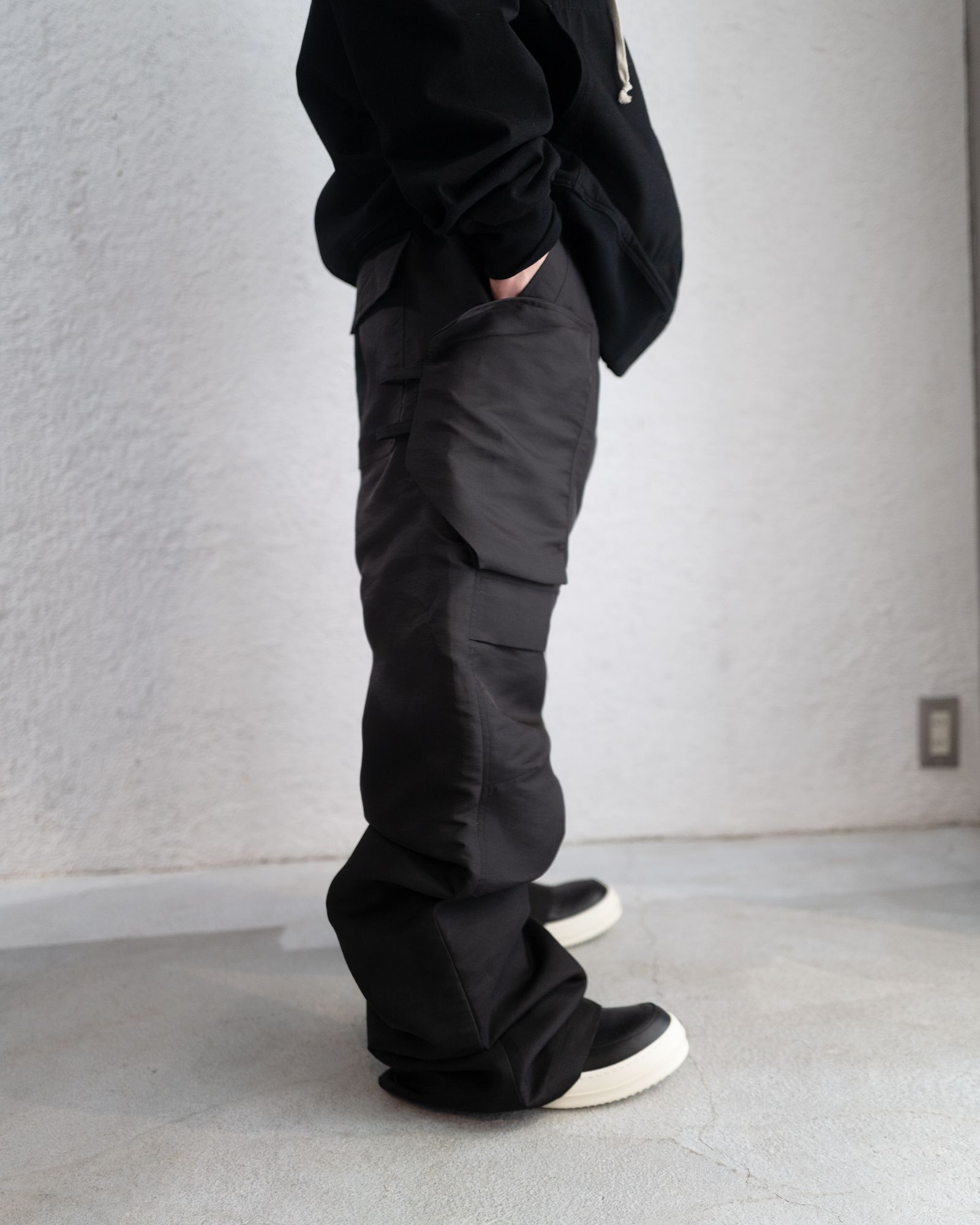 RICK OWENS - リック・オウエンス/STEFAN CARGO/カーゴパンツ/BLACK 