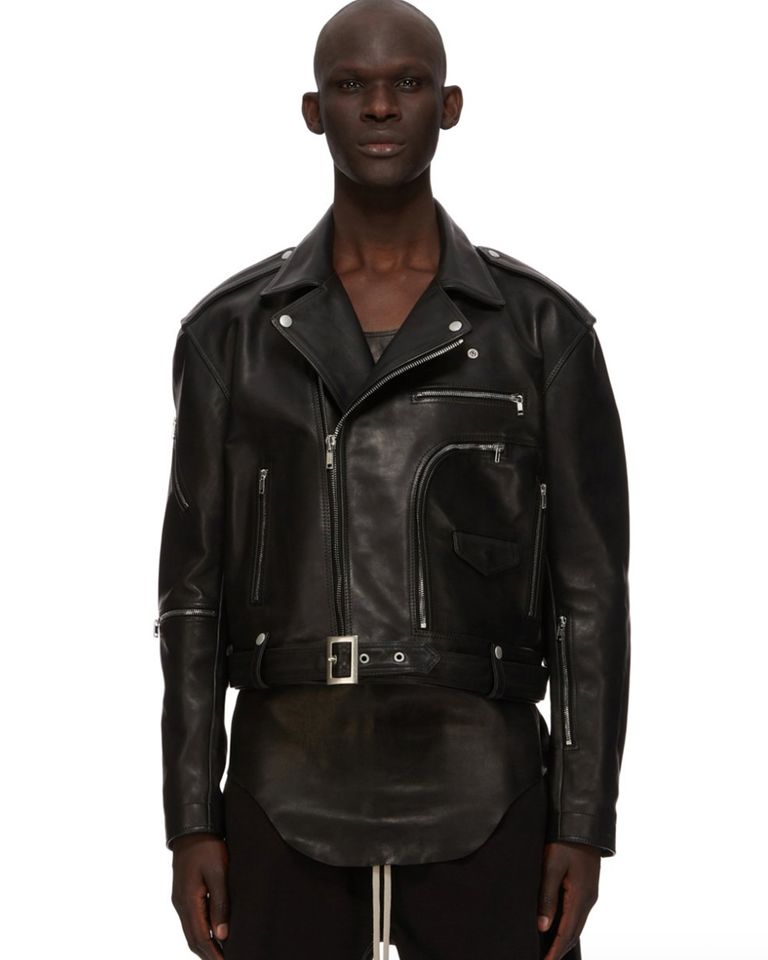 RICK OWENS - CROPPED JUMBO BAUHAUS STOOGES/RR02D6717/ライダース 