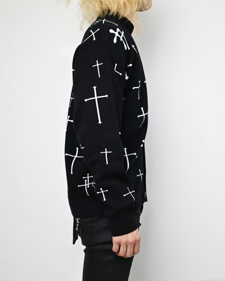 LAST NEST - CROSS CARDIGAN V2/カーディガン/BLACK | Detail