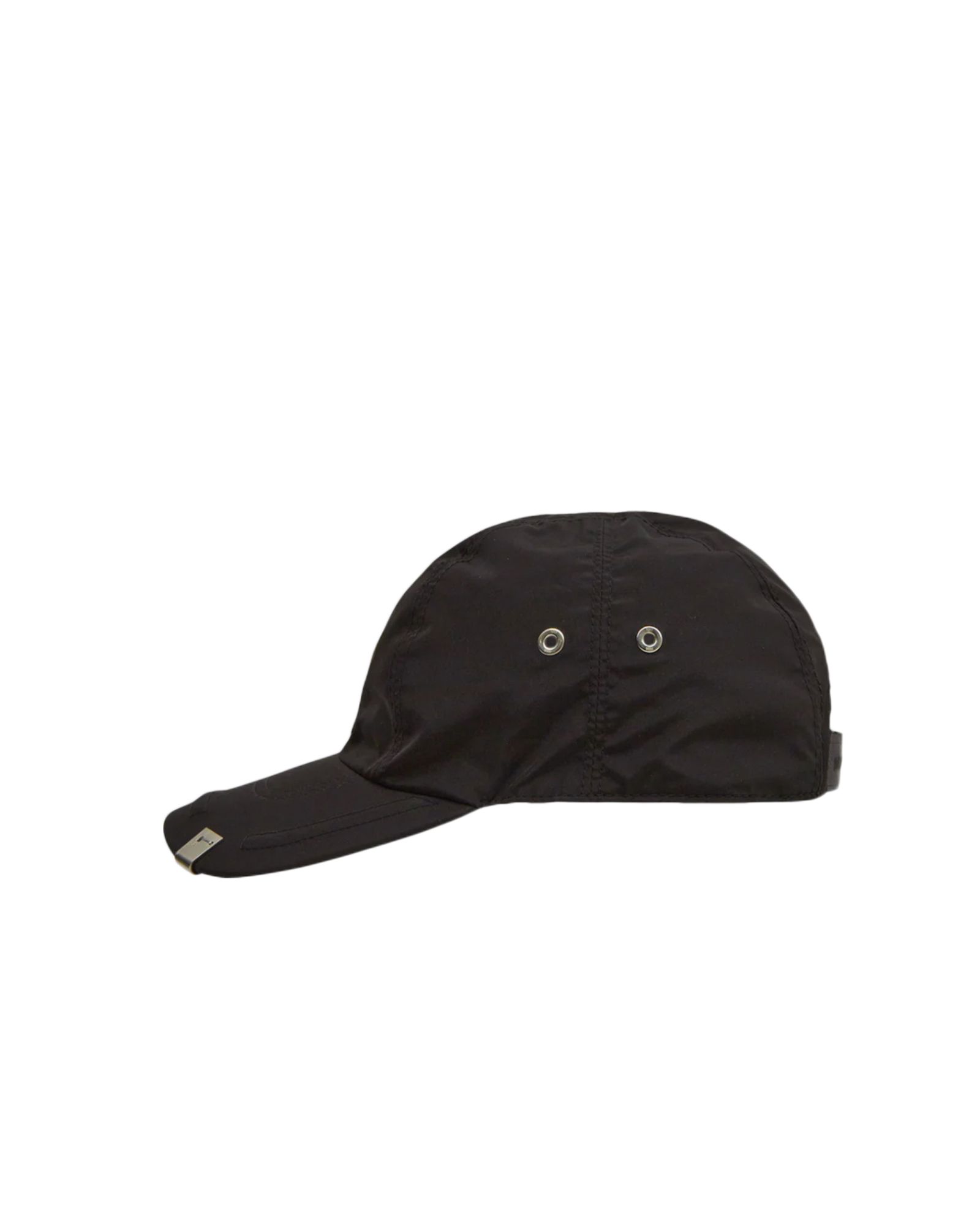 1017 ALYX 9SM - Leather baseball cap (レザーキャップ) Black | Detail