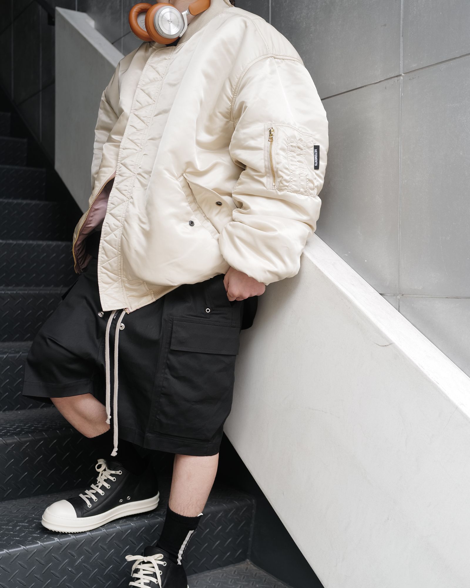 VETEMENTS - ヴェトモン/CUT-UP BOMBER JACKET(ボンバー