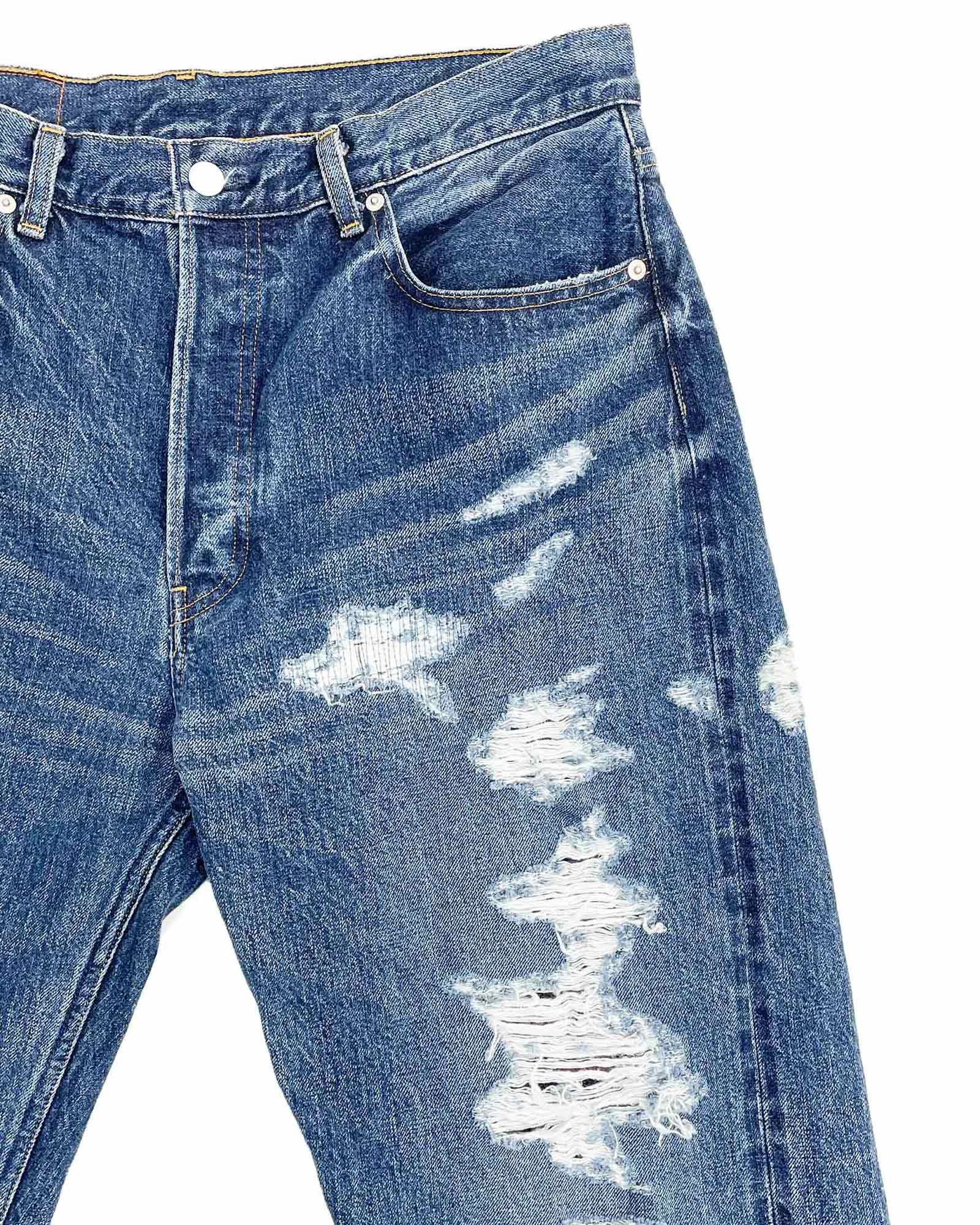 ALWAYS OUT OF STOCK - Hard wash straight denim | Detail